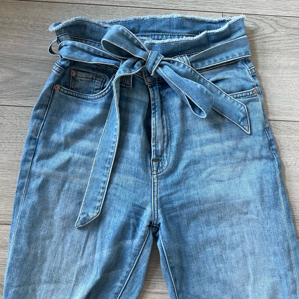 Seven 7 for all mankind tie waist Jean